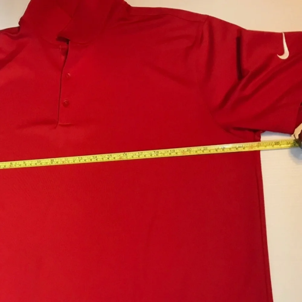 Nike Golf  Moisture Wicking Proformance Coral Red Polo Shirt Large